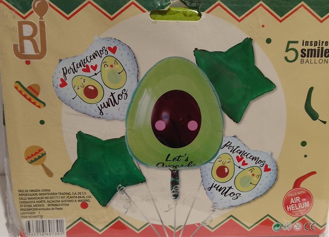Set Aguacate 5 Piezas