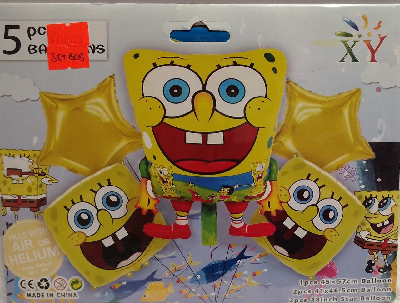 Set Bob Esponja 5 Piezas