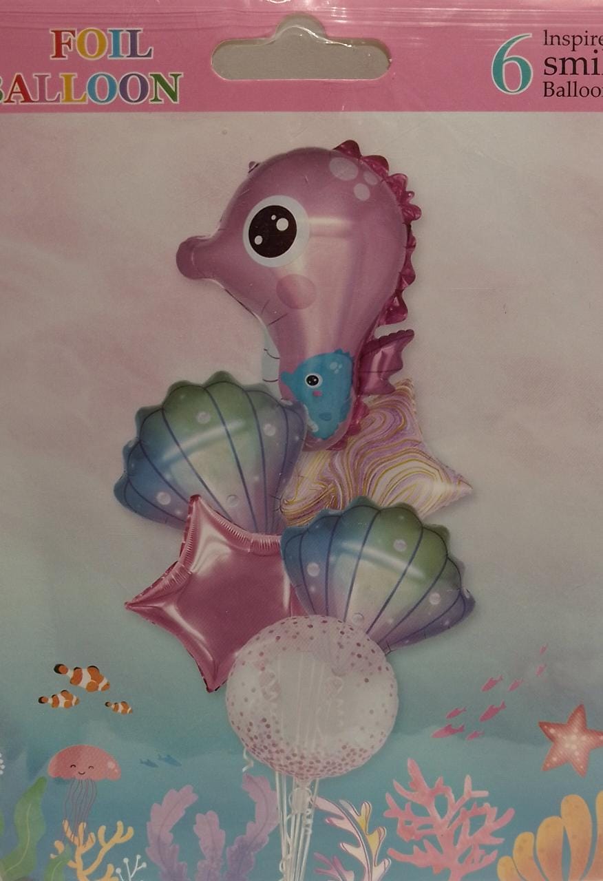 Set Caballito de Mar Rosa 5 Piezas