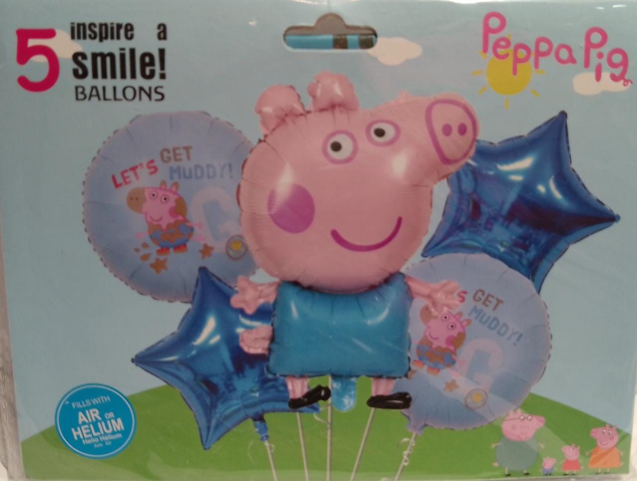 Set George PeppaPig 5 Piezas