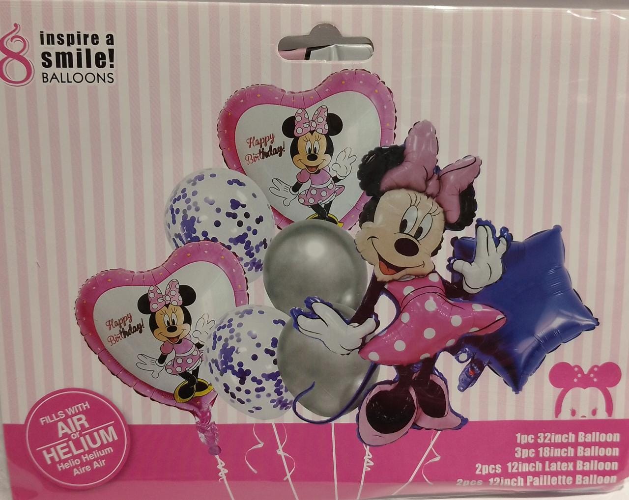 Set Minnie Mouse 8 Piezas 1