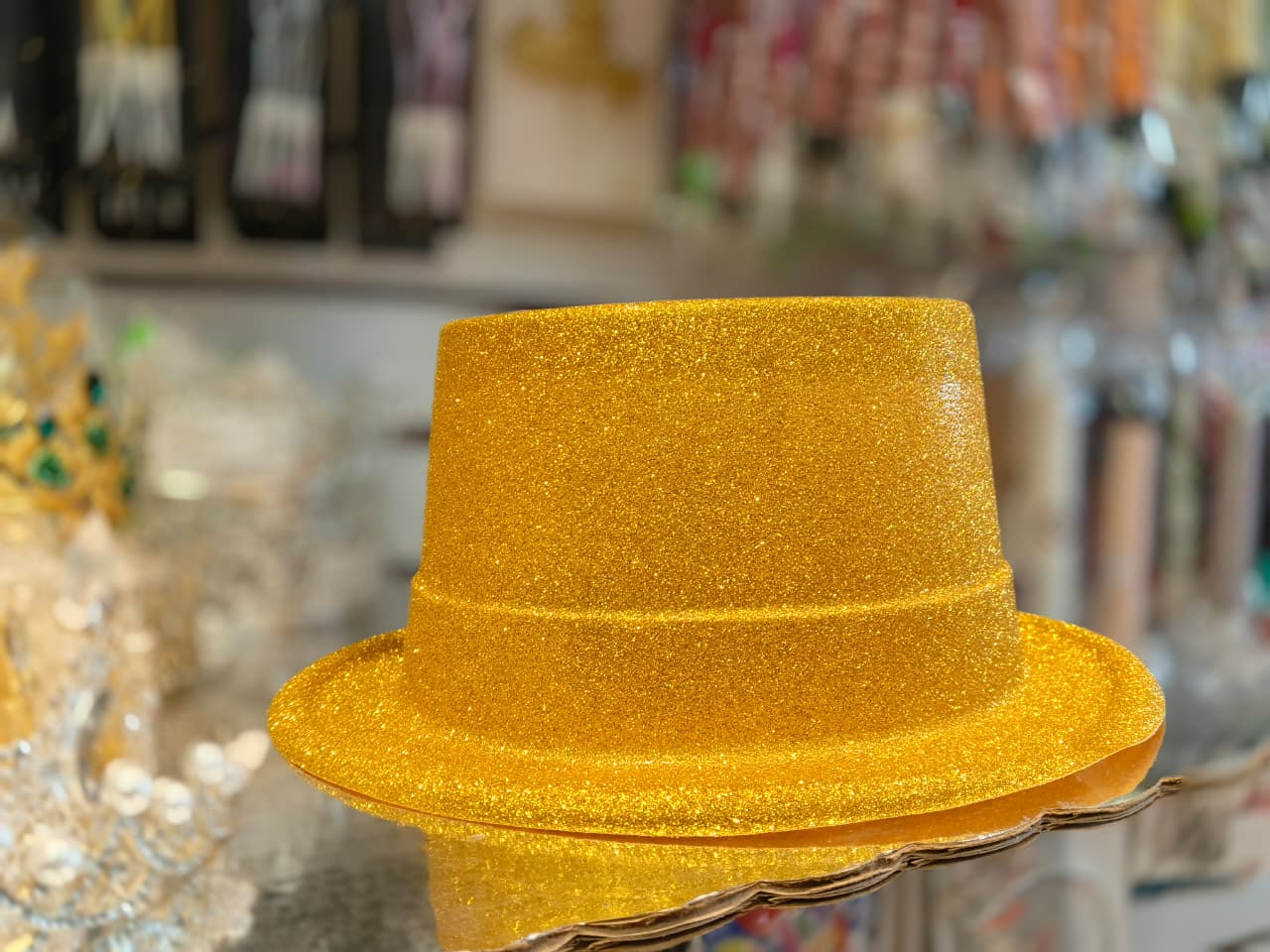 SOMBRERO FIESTA REDONDO AMARILLO