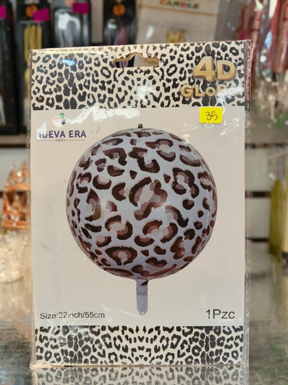 GLOBO ORBZ ANIMAL PRINT 22 PULGADAS