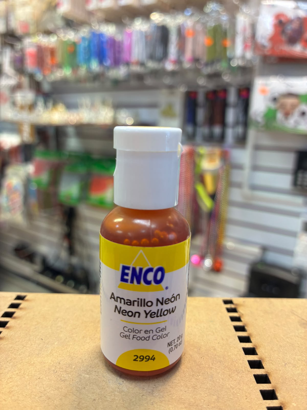 ENCO COLORANTE 40g COLOR AMARILLO NEON