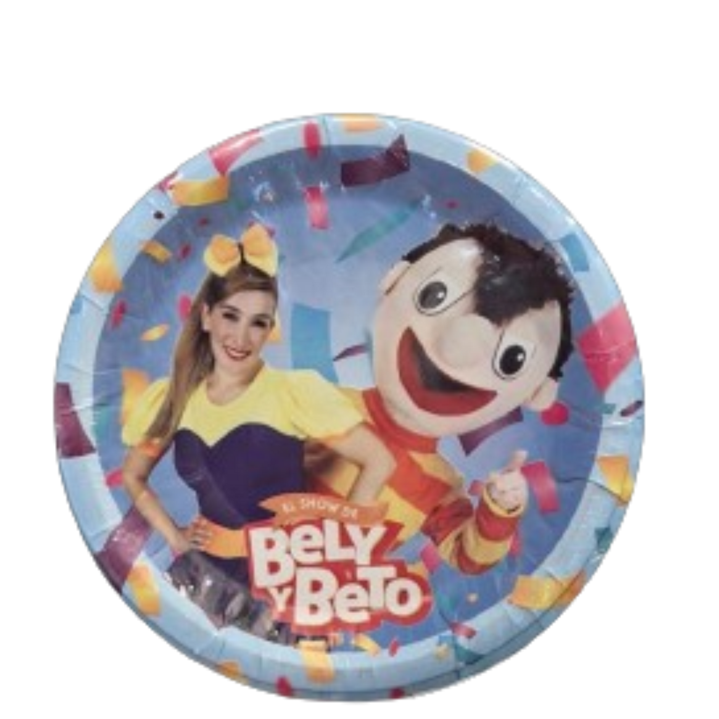 Paquete 10 Pz Platos Bely y beto