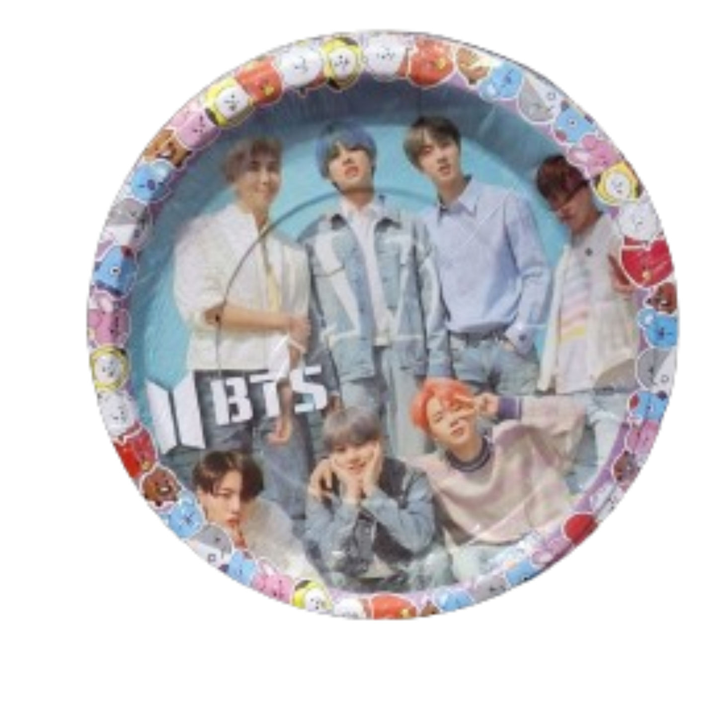 Paquete 10 Pz Platos Bts