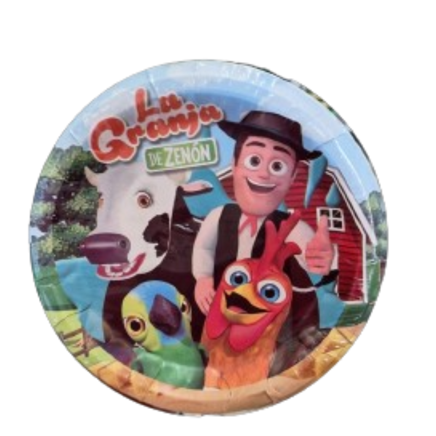 Paquete 10 Pz Platos La granja de Zenon