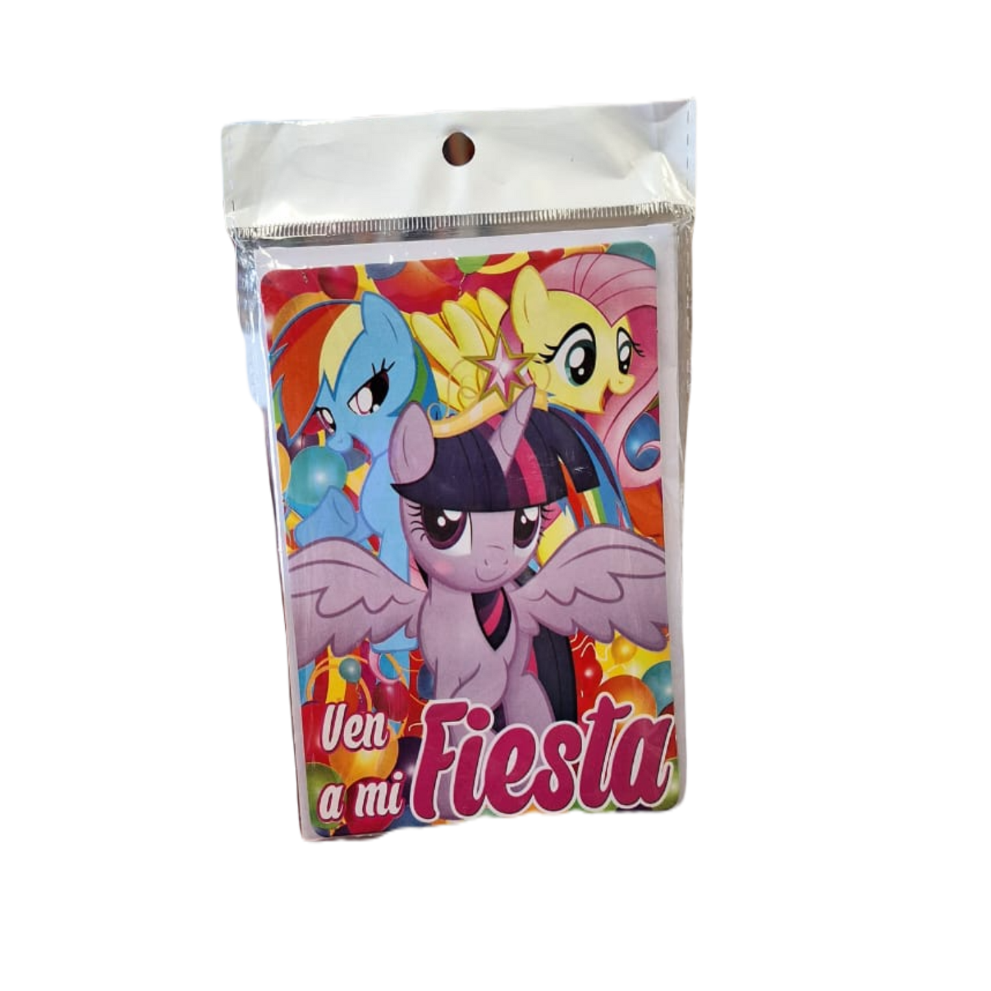 Paquete 10 Invitaciones My Little Pony