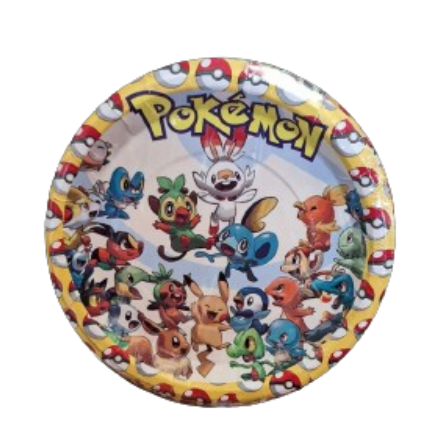 Paquete 10 Pz Platos Pokemon