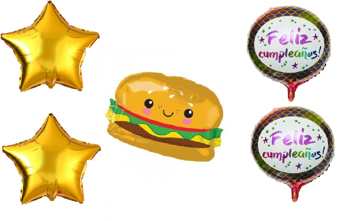 Set 5 Piezas Hamburguesa