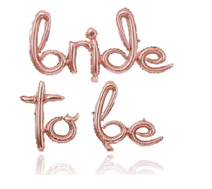 Globo bride to be Oro Rosa