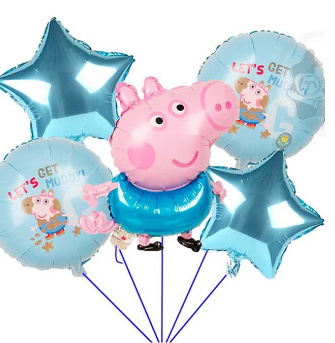 Set George PeppaPig 5 Piezas