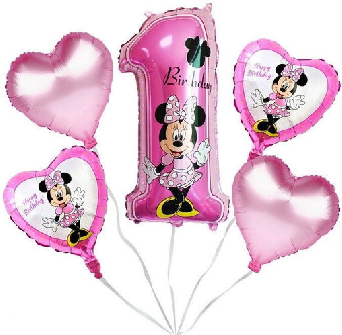Set Numero 1 Minnie Mouse 5 Piezas