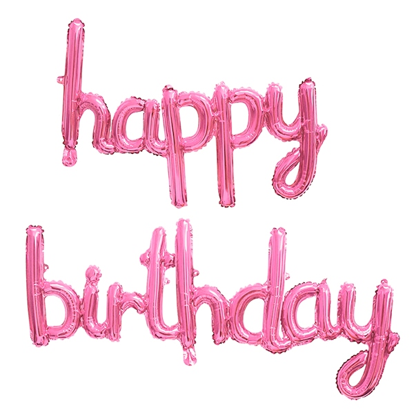 Globo happy birthday Rosa