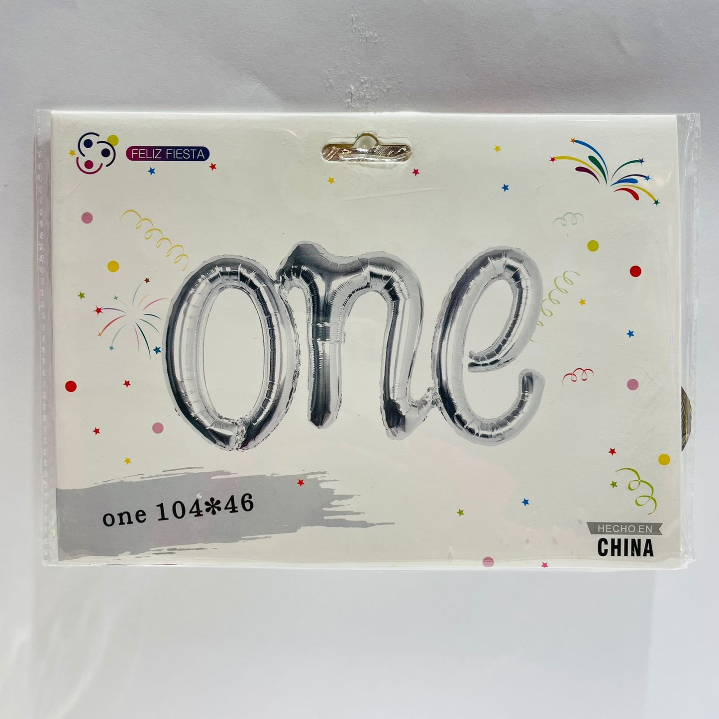 Globo one Plateado