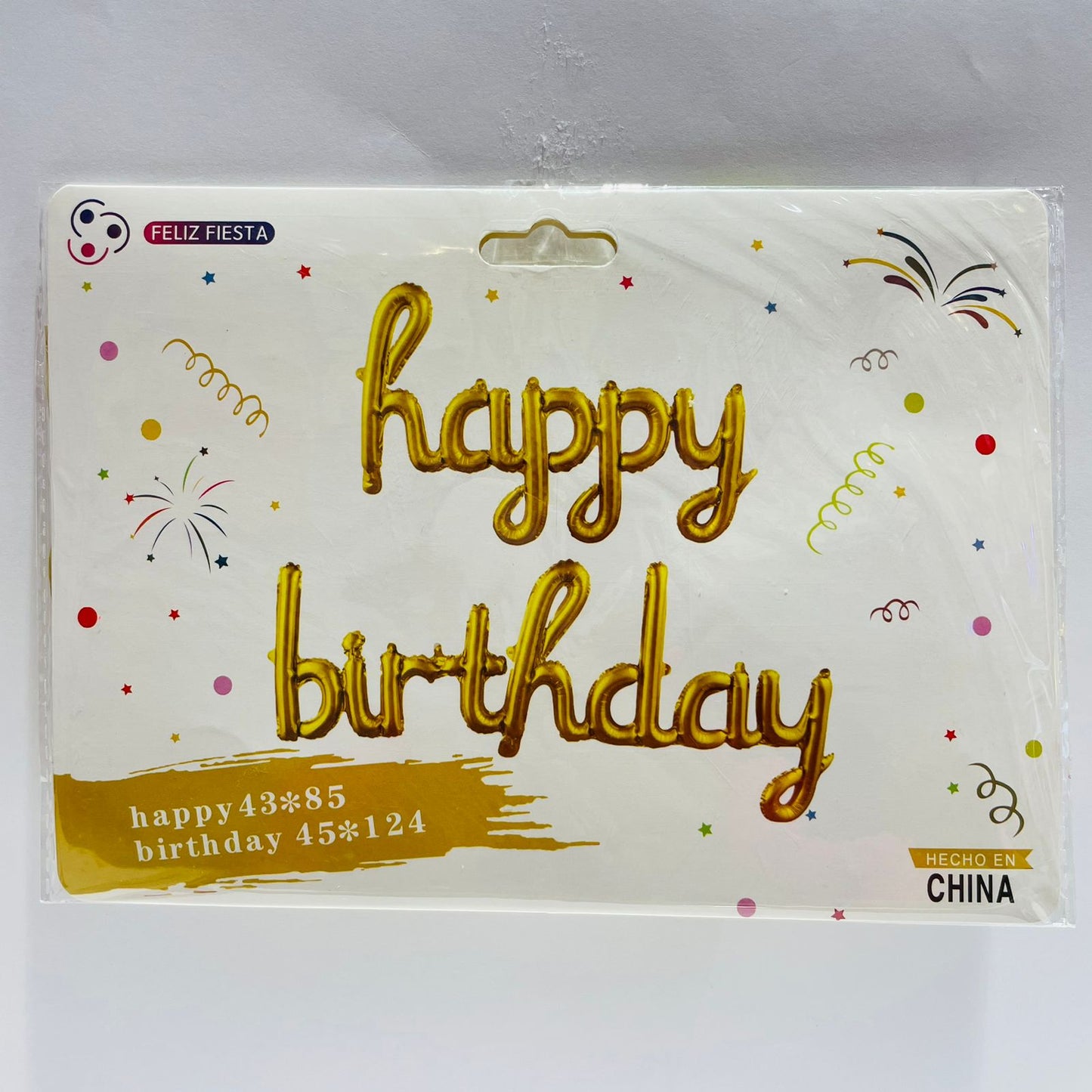 Globo happy birthday