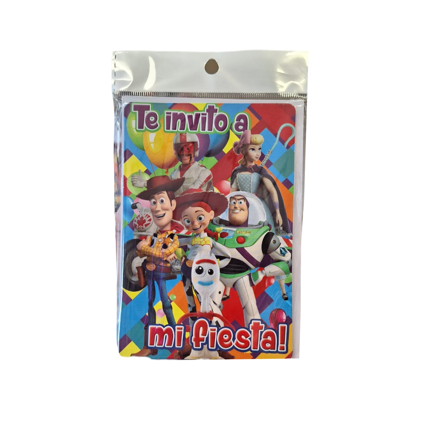 Paquete 10 Invitaciones Toy Story