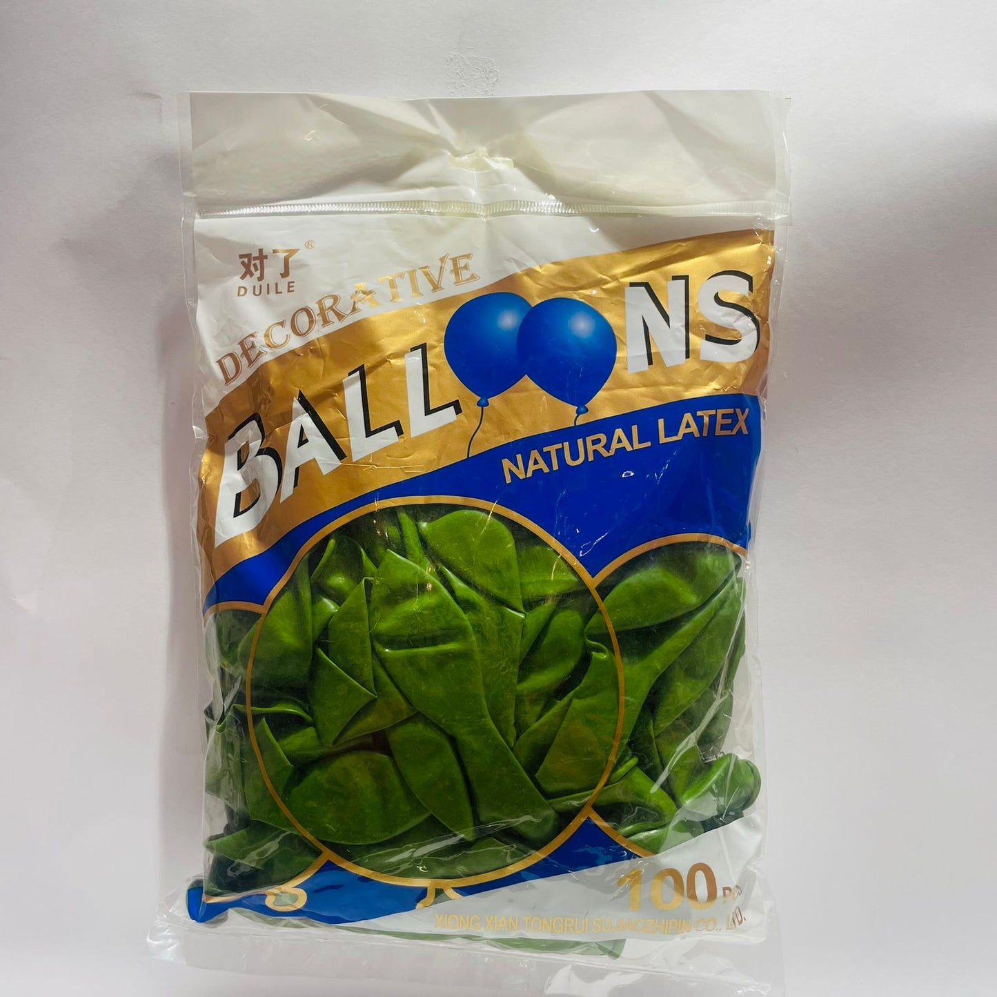 Bolsa de Globos 100pz 10" Verde Militar