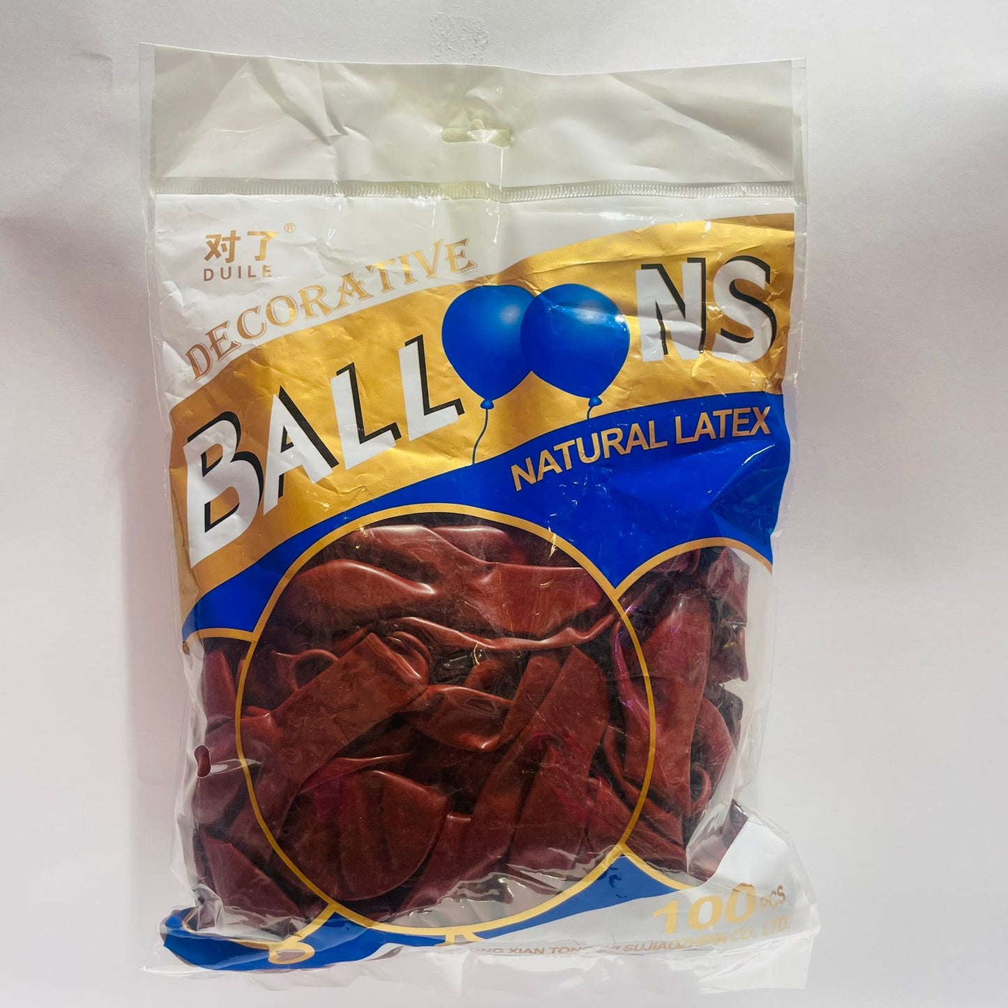 Bolsa de Globos 100pz 10" Vino