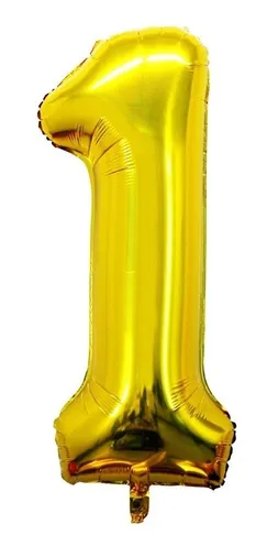 Globo Dorado de Numero 32 Pulgadas