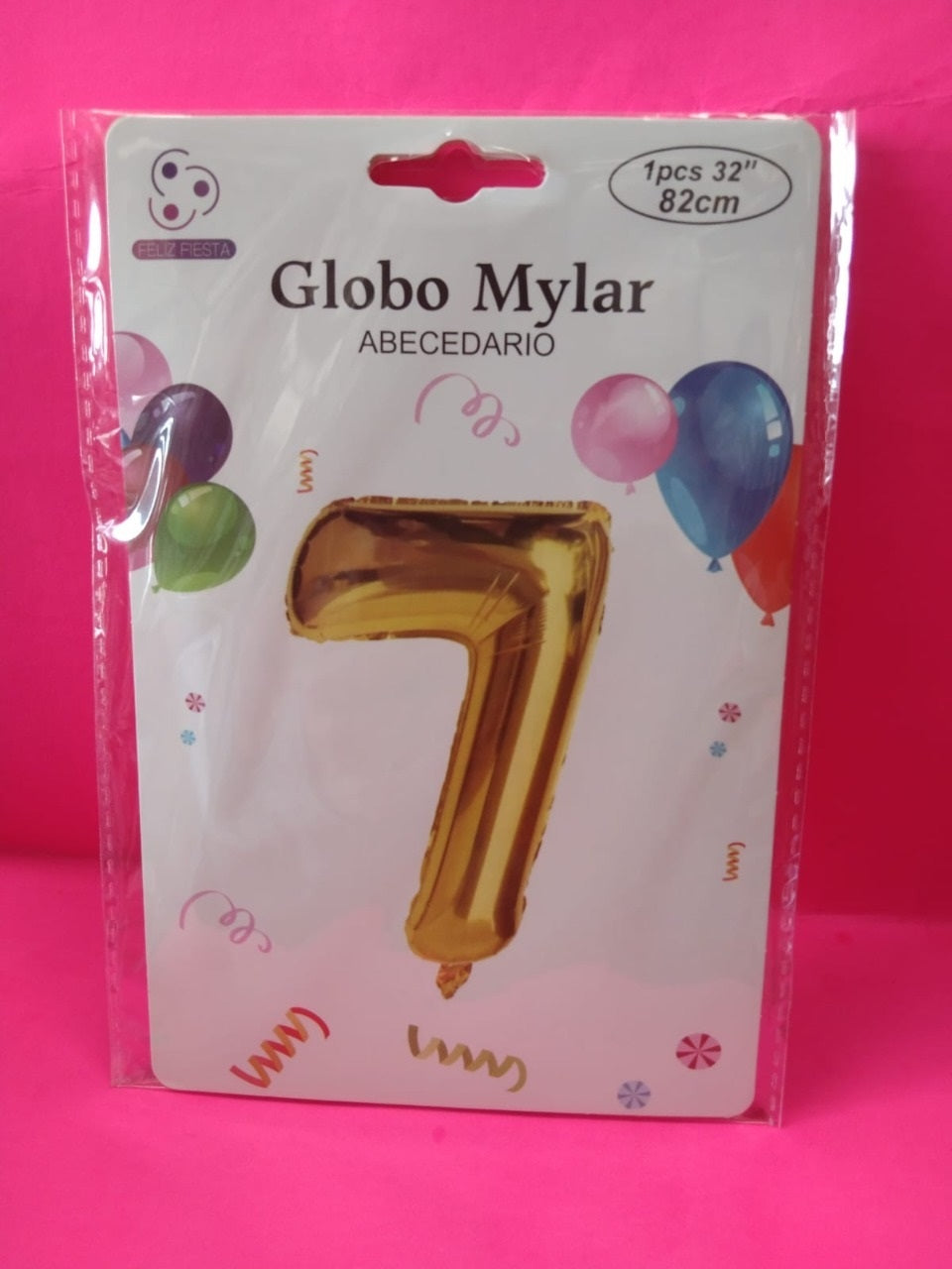 Globo Dorado de Numero 32 Pulgadas