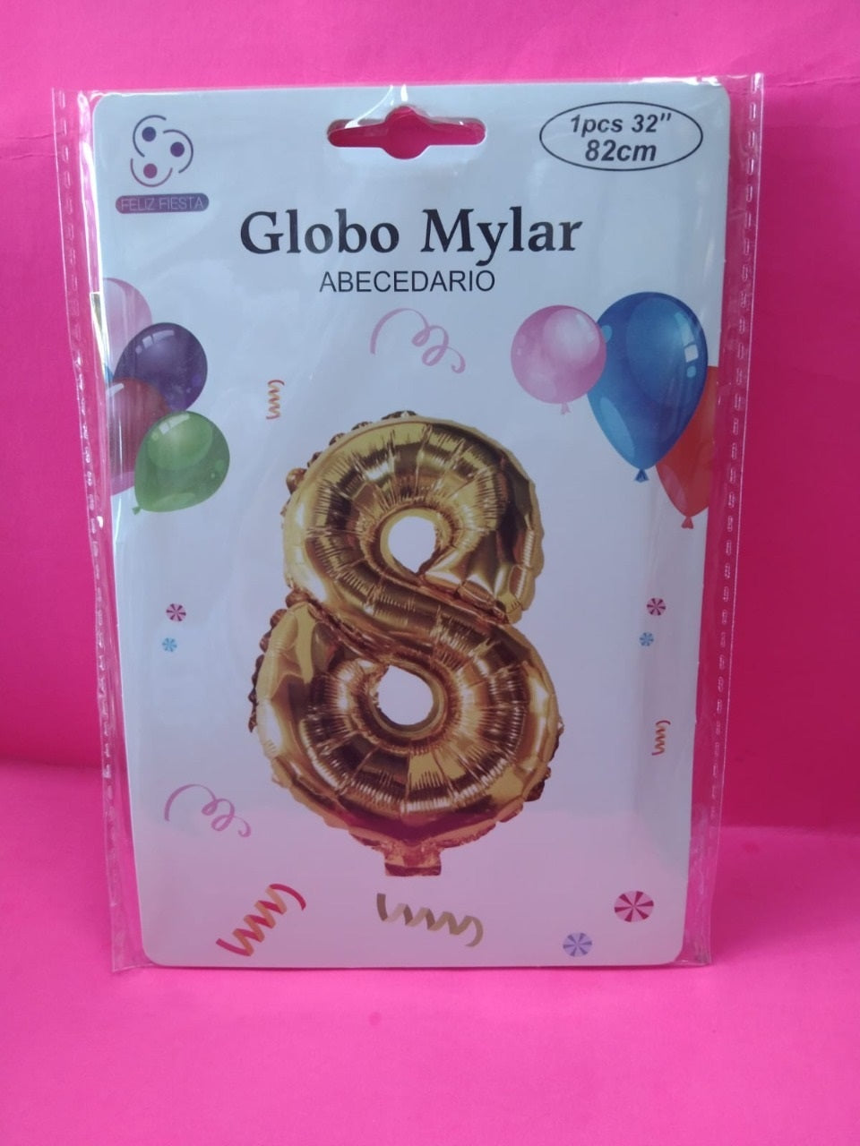 Globo Dorado de Numero 32 Pulgadas