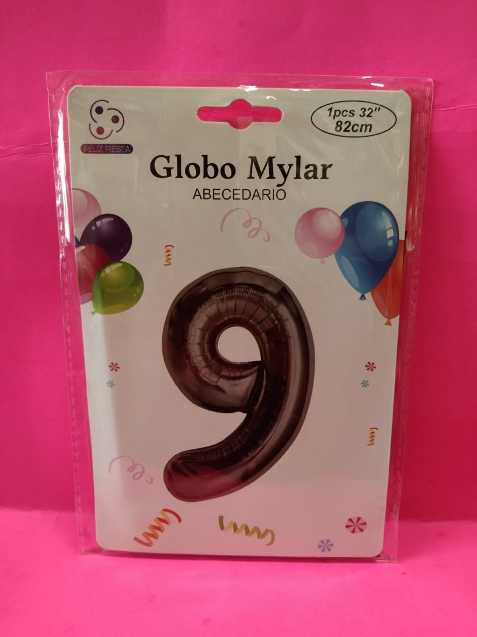 Globo Negro de Numero 32 Pulgadas