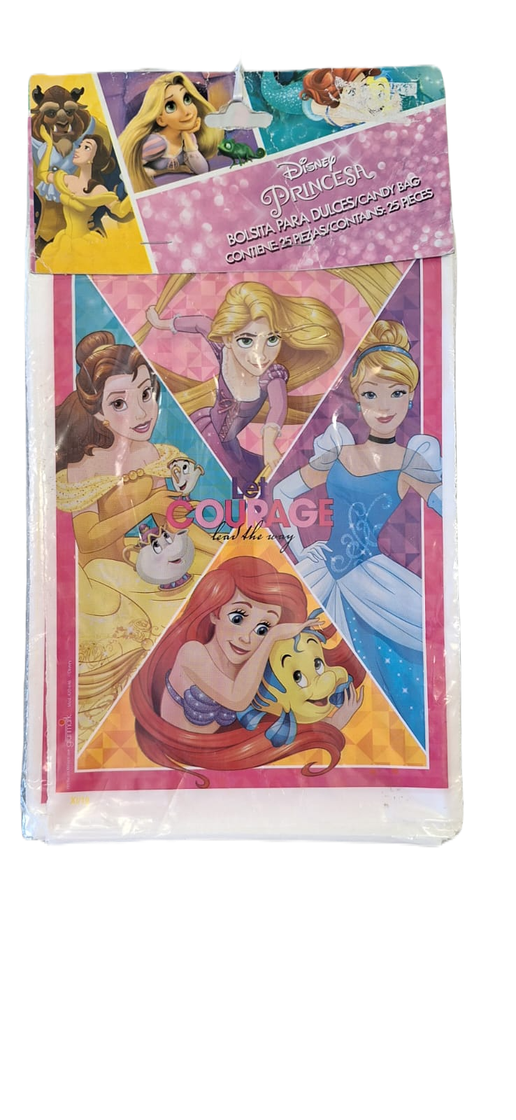 Paquete 10 Bolsas para bolo Princesas Disney
