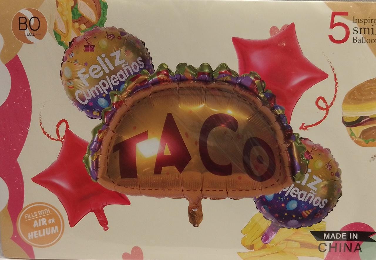 Set Taco Mexicano 5 Piezas