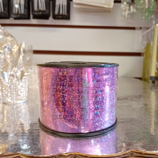 CARRETE CURLY 100 METROS COLOR ROSA BRILLO