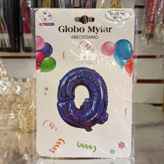 GLOBO FOILD AZUL MARINO 16" LETRA Q