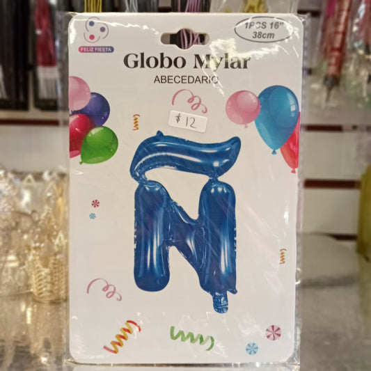 GLOBO FOILD AZUL MARINO 16" LETRA Ñ