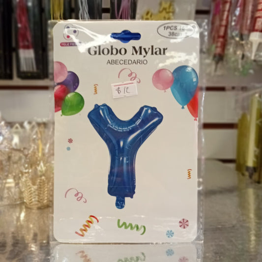 GLOBO FOILD AZUL MARINO 16" LETRA Y