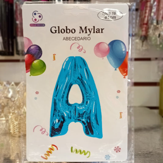 GLOBO FOILD AZUL REY 16" LETRA A