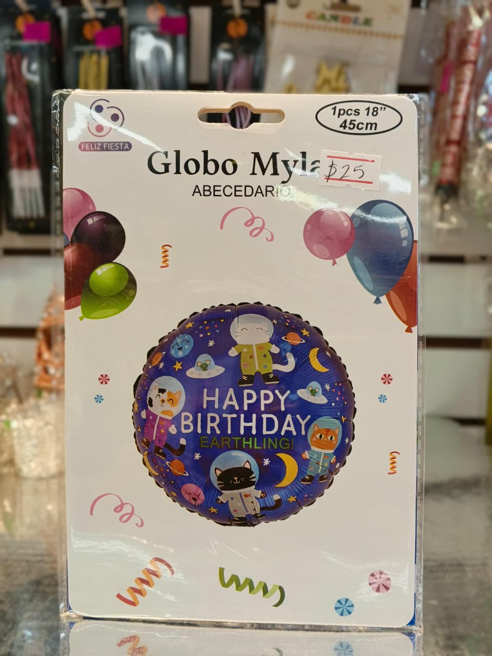 GLOBO HAPPY BIRTHDAY MORADO