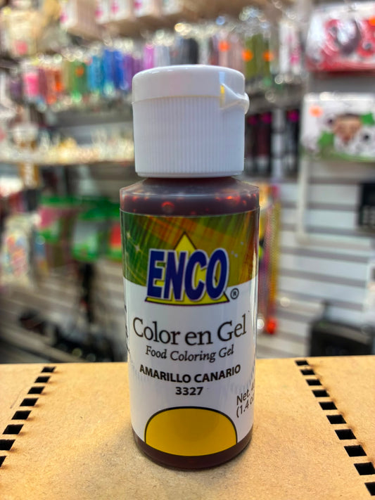 ENCO COLORANTE 40g COLOR AMARILLO CANARIO