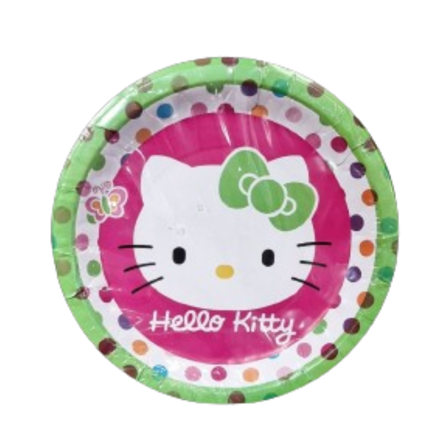 Paquete 10 Pz Platos Hello Kitty