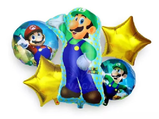 Set Luigi Mario 5 Piezas